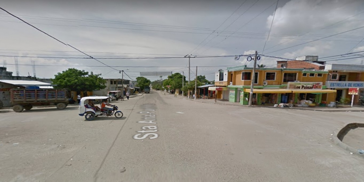 Google Maps. Entrada a Santa Ana, Magdalena / Ilustración.
