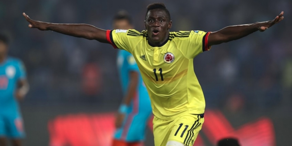 Zonacero.com Juan Peñaloza, goleador de la selección Colombia sub-17.
