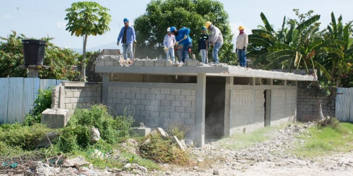 Reiniciaron las obras del Parque del Sol y la cancha la Nevada en Ciénaga