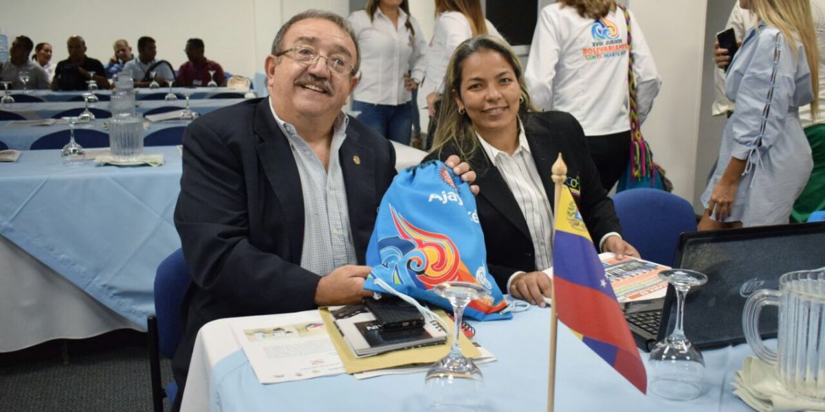 Miembros de la Misión venezolana