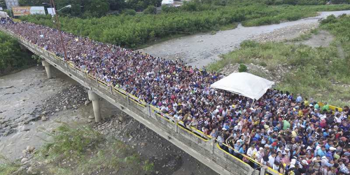 Éxodo de venezolanos.