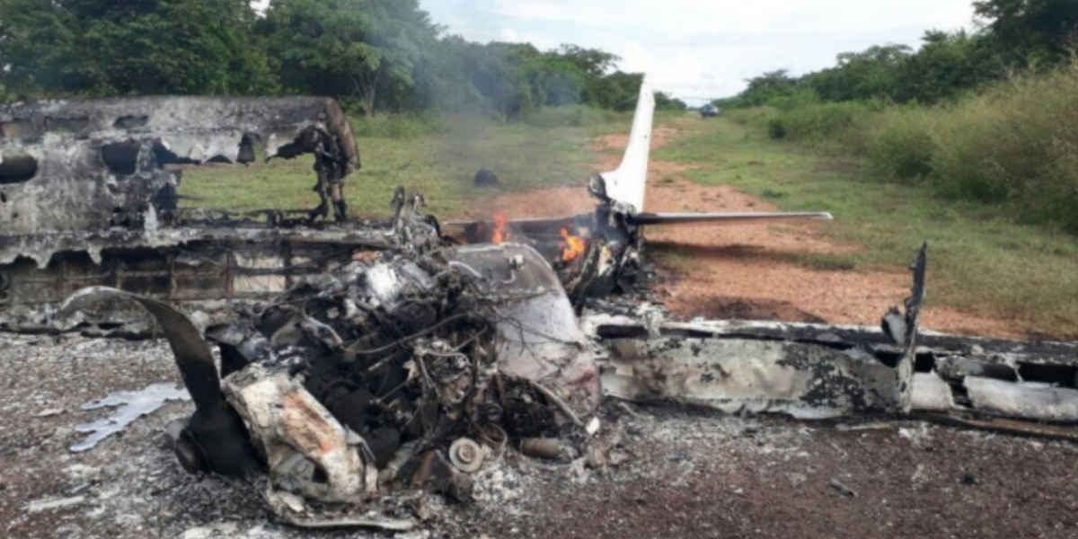 La Fuerza Aérea Colombiana, dio a conocer detalles de la aeronave que fue neutralizada en zona rural del municipio de Pivijay.