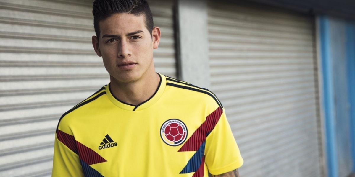 James Rodríguez, jugador colombiano.