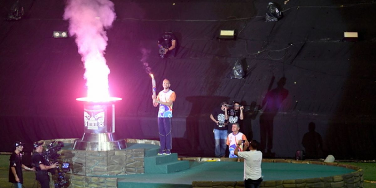 Inauguración de los Juegos Bolivarianos.