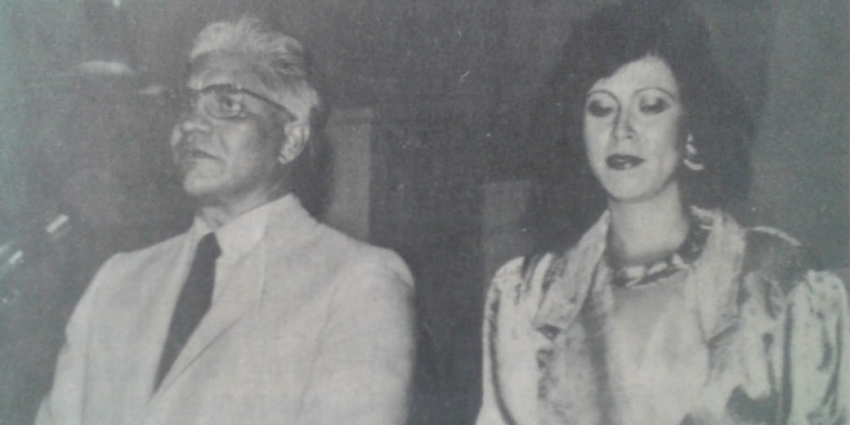 Rodrigo Ahumada Bado, en una fotografía de archivo, acompañado de su esposa, María Cristina.