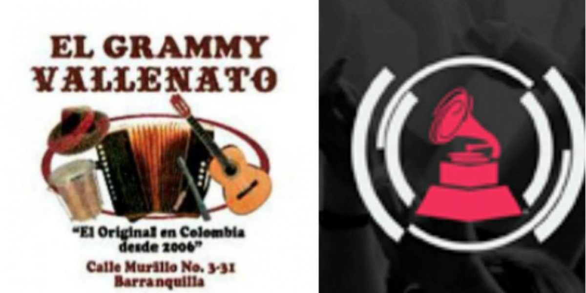 Este es el signo de El Grammy Vallenato y el logo de los Latin Grammy.