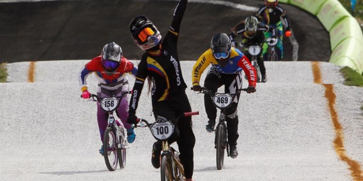 Zonacero.com Mariana Pajón, doble campeona olímpica ganó su segundo oro en Santa Marta.
