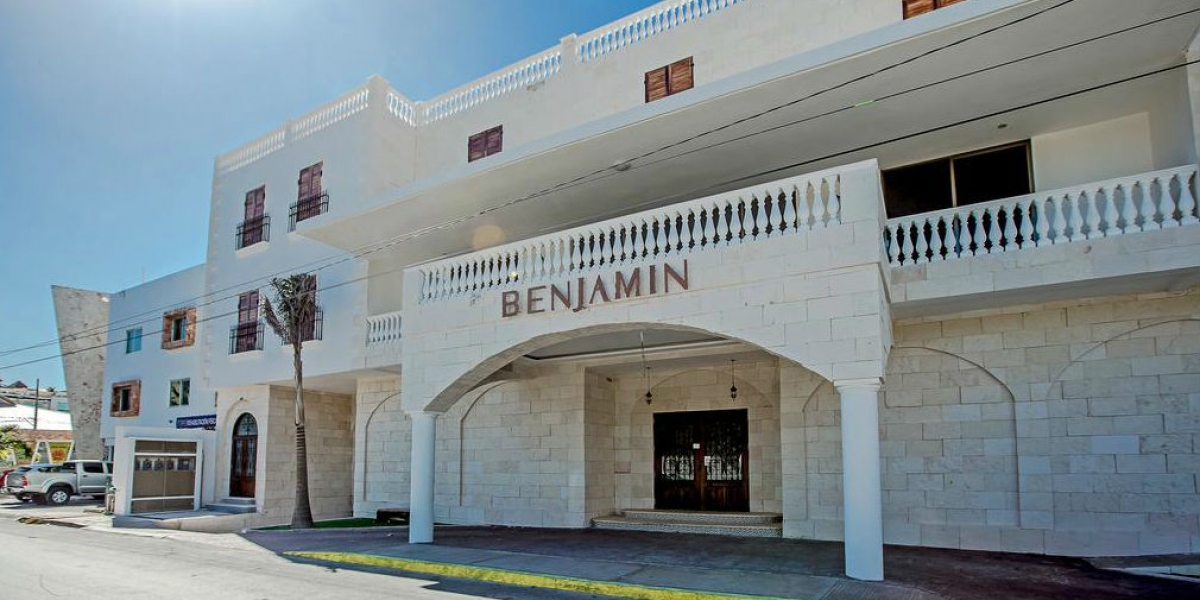 Fachada del Hotel Benjamín en México. 