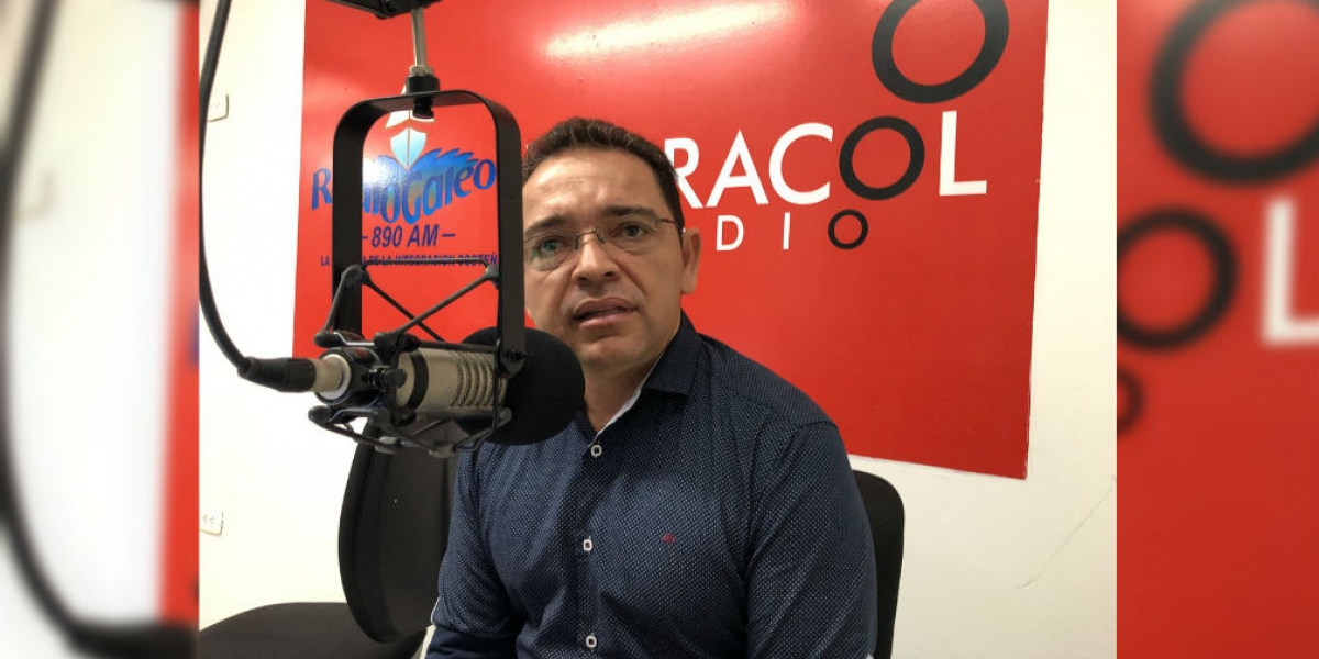 Rafael Martínez, durante su entrevista en Radio Galeón.