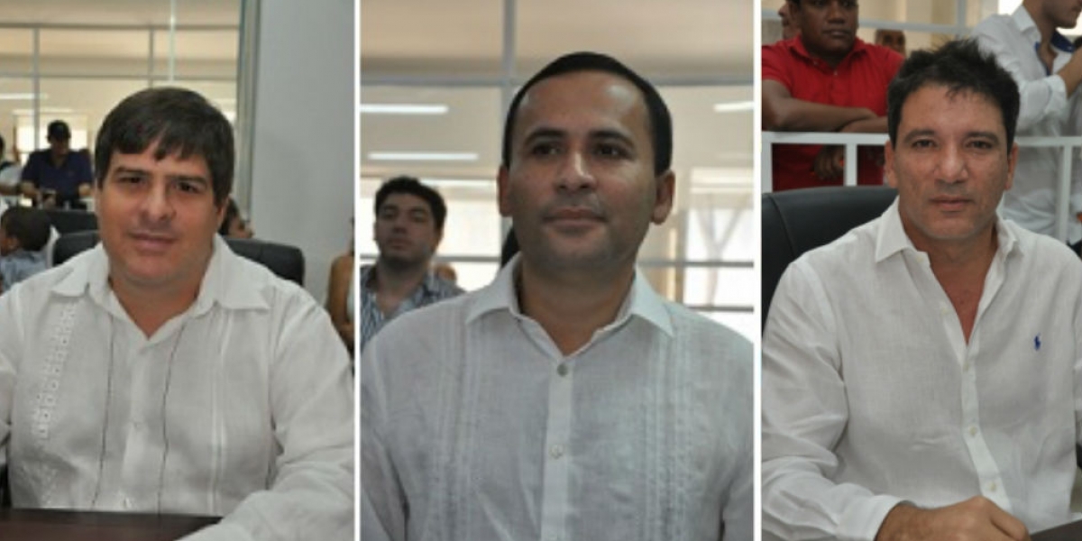 Archivo. Iván Saravia, José Manuel Mozo y Juan Carlos Palacio.