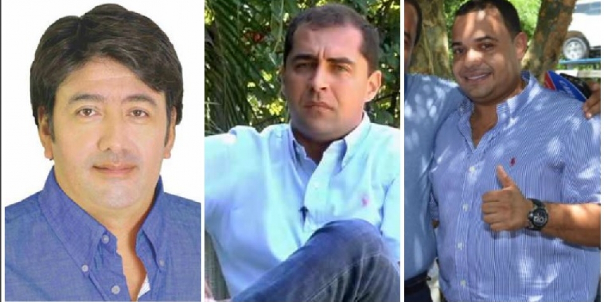 Fabián Castillo, José Luis Pinedo y Carlos Mario Farelo son los tres candidatos de Cambio. 