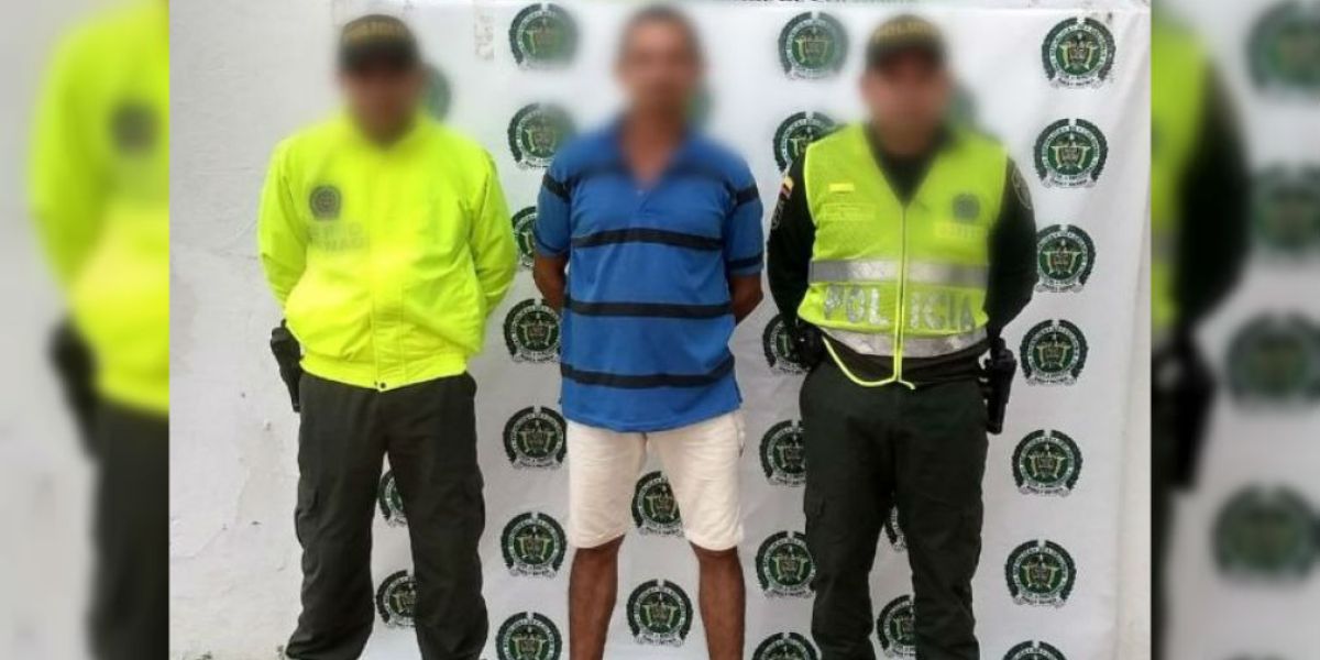 Policía. Captura por violencia intrafamiliar en Plato.