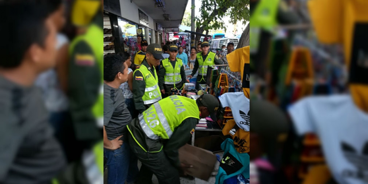 Operativos de la Policía Metropolitana en Santa Marta