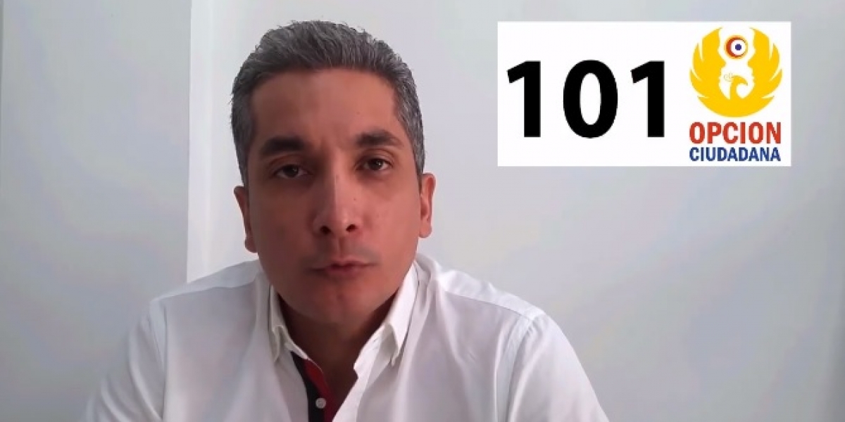 Franklin Lozano va con el número 101 en la lista de la Cámara de Opción Ciudadana al Magdalena.