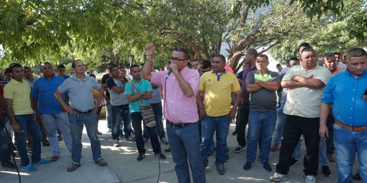 Cortesía. Taxistas aseguran que trabajan en medio de la zozobra y la intranquilidad.