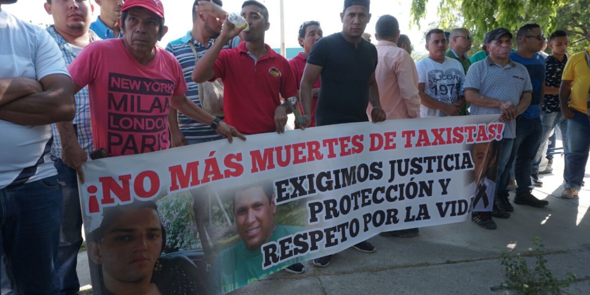 cortesía. Piden justicia por los compañeros asesinados.