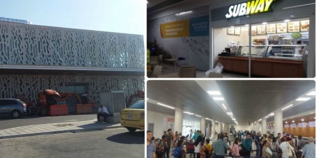 El pasado miércoles entró en funcionamiento la nueva terminal del aeropuerto de Santa Marta.