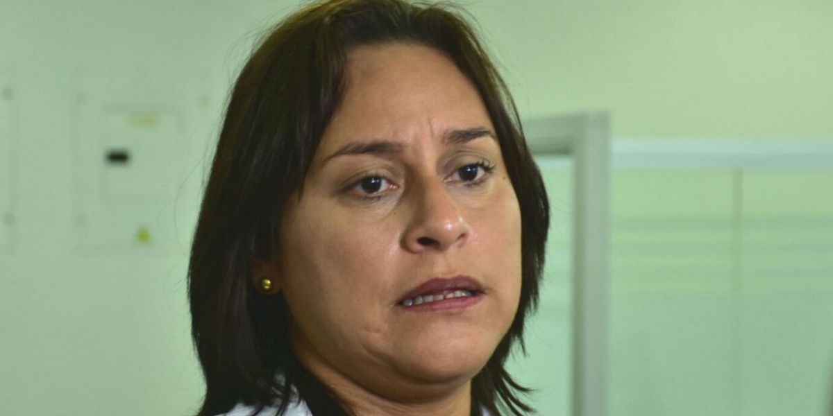 Hiperlia Salas, directora del Hospital General de Barranquilla.