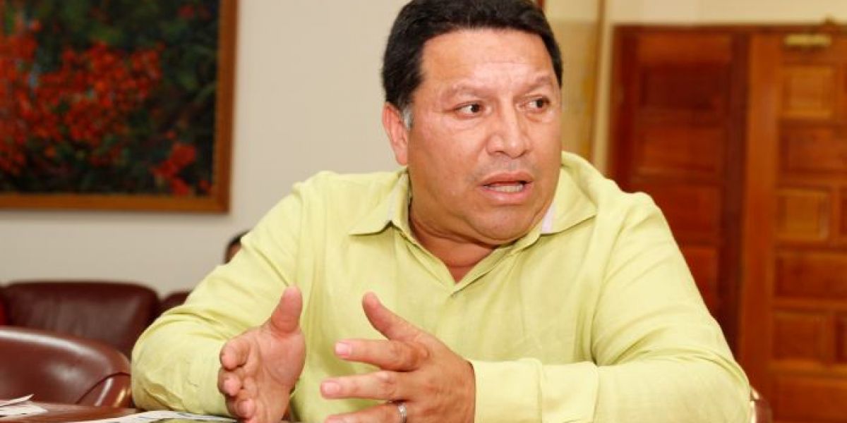 Alcalde de Cartagena Manuel Vicente Duque. 