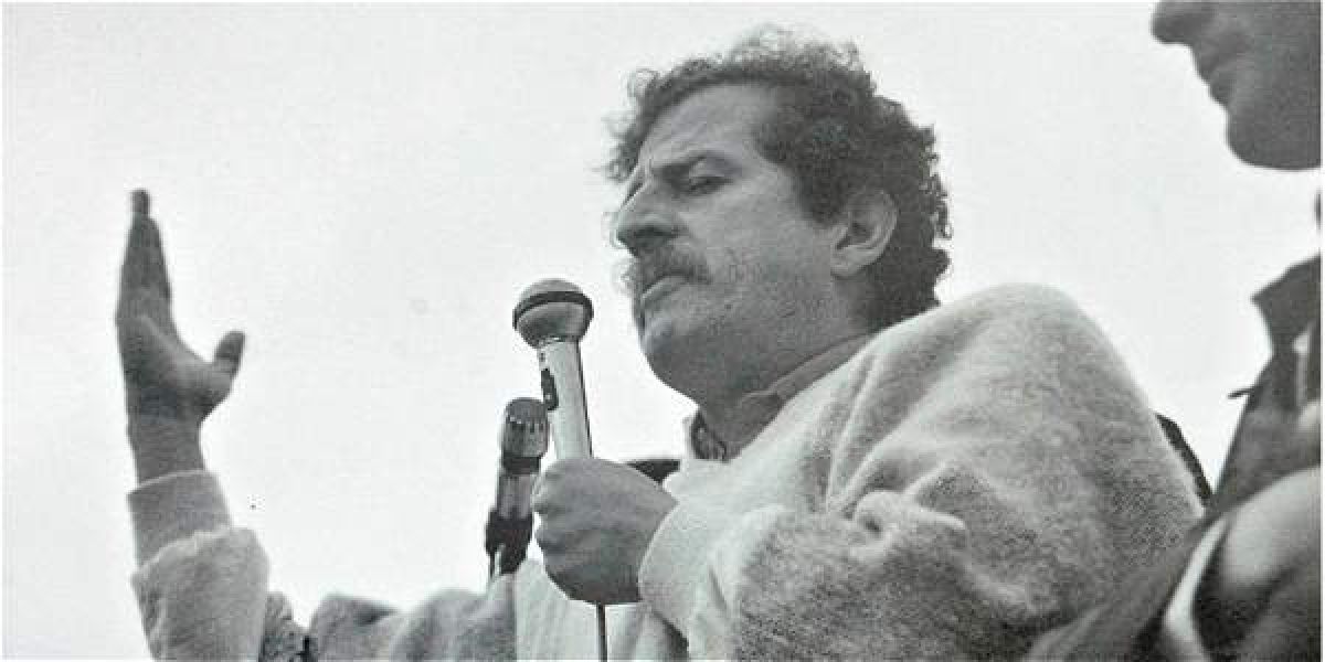 Luis Carlos Galán, dirigente político asesinado en 1989.