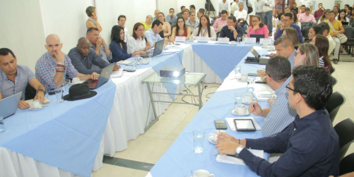 Mesa de trabajo de empalme de Metroagua, Alcaldía y demás entidades.