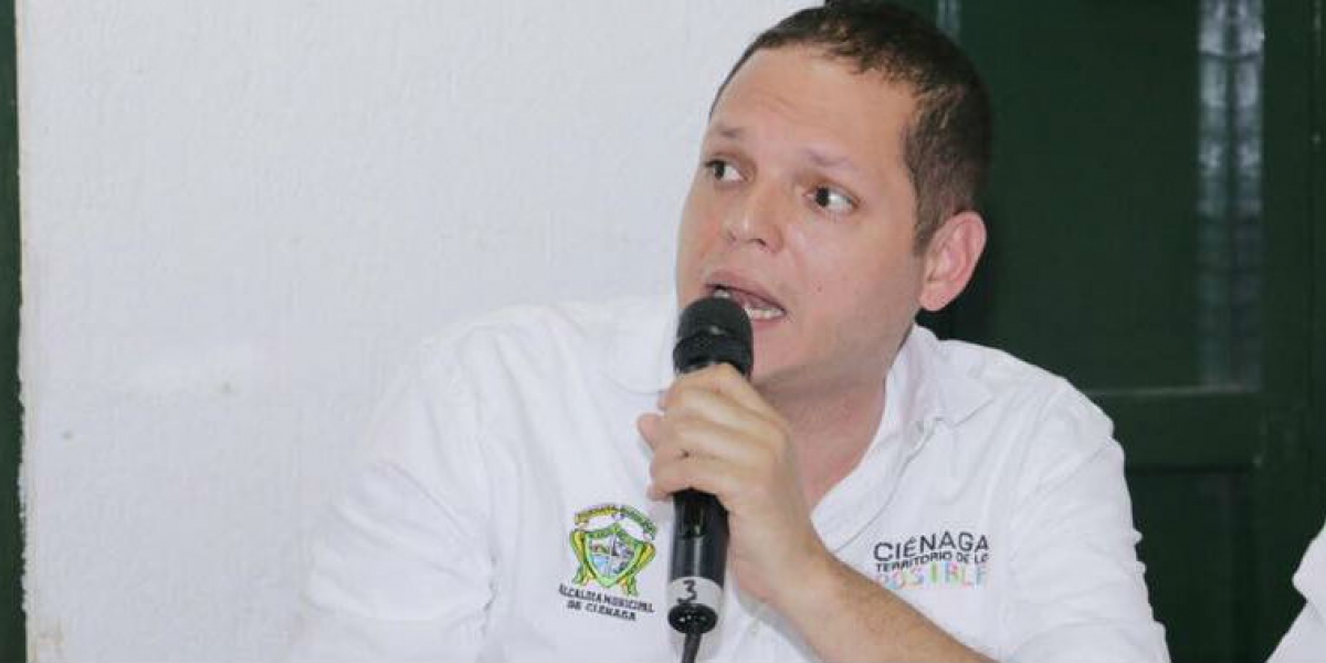 Alcalde de Ciénaga Edgardo Pérez Díaz 
