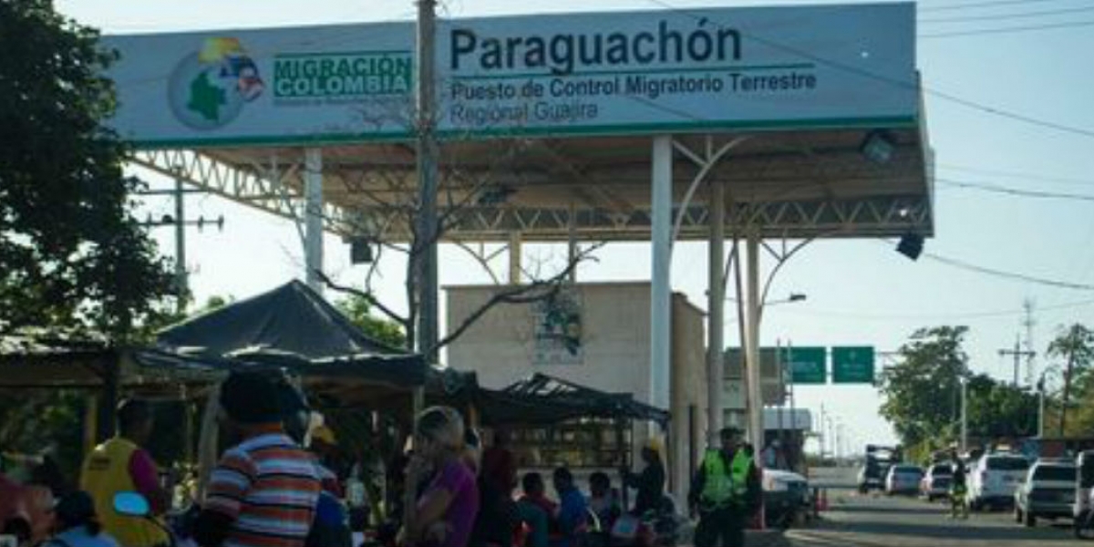 Paraguachón, jurisdicción de Maicao, en La Guajira.