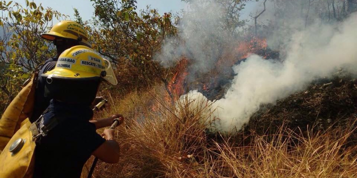 Reporte del Cuerpo de Bomberos de Santa Marta. 