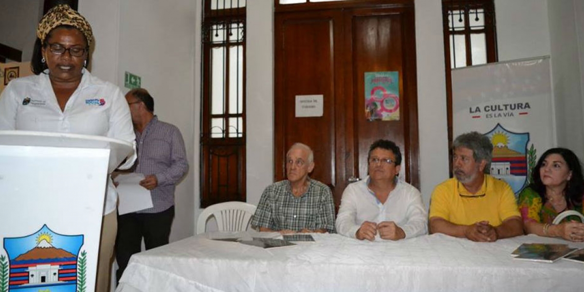 La Jefa de la Oficina de Cultura Matilde Ester Maestre fue la encargada de dar las palabras de bienvenida al evento. 