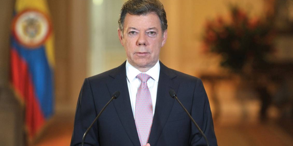 Presidente de la República Juan Manuel Santos. 