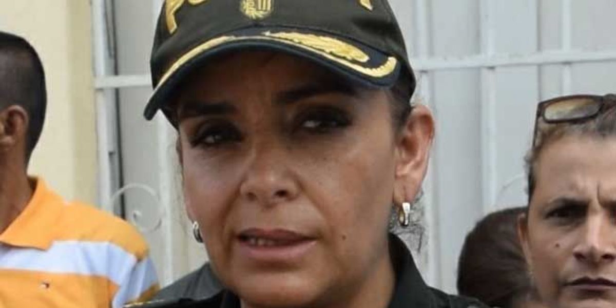 Comandante de la Policía Metropolitana Sandra Vallejos.