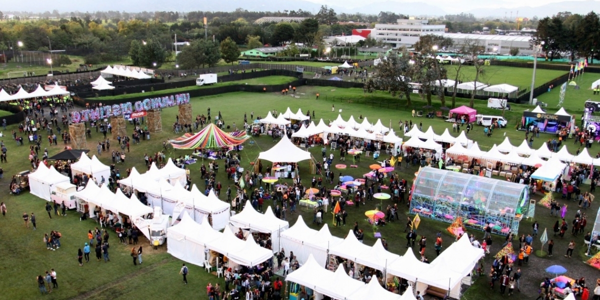 Panorámica de uno de los lugares donde se realiza el Festival Musical Estéreo Picnic.