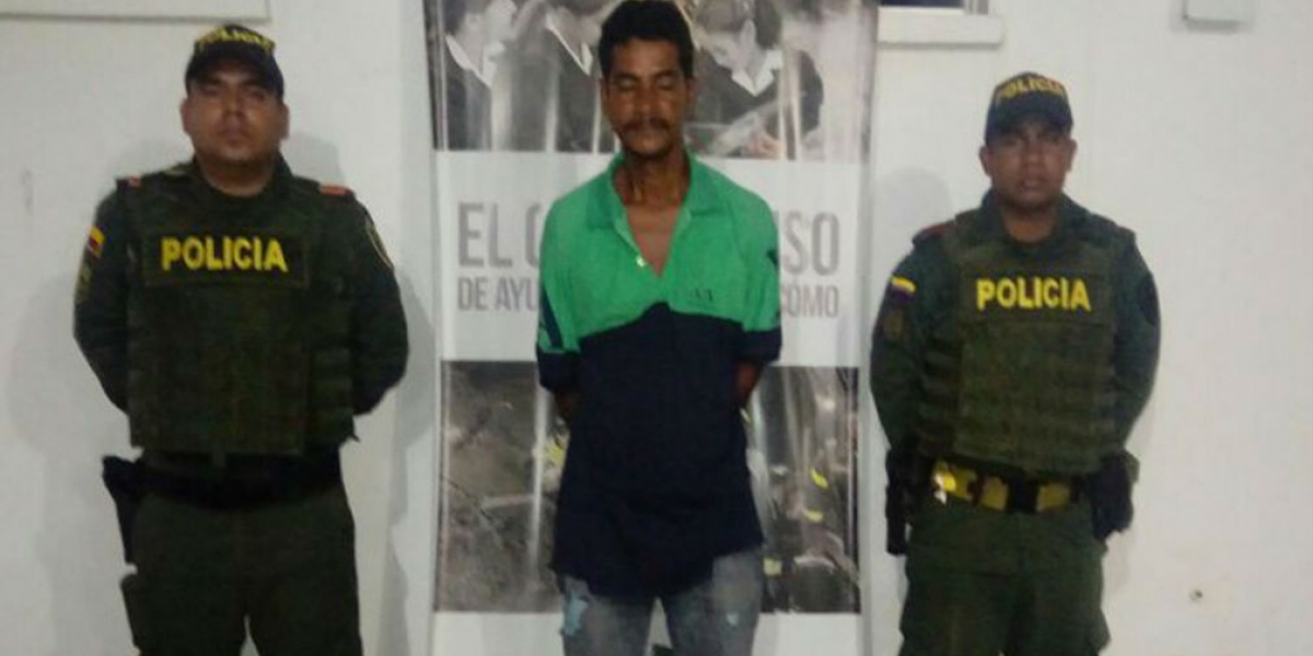 Daniel Benavides Gutiérrez, capturado por golpear y morder a su expareja. 