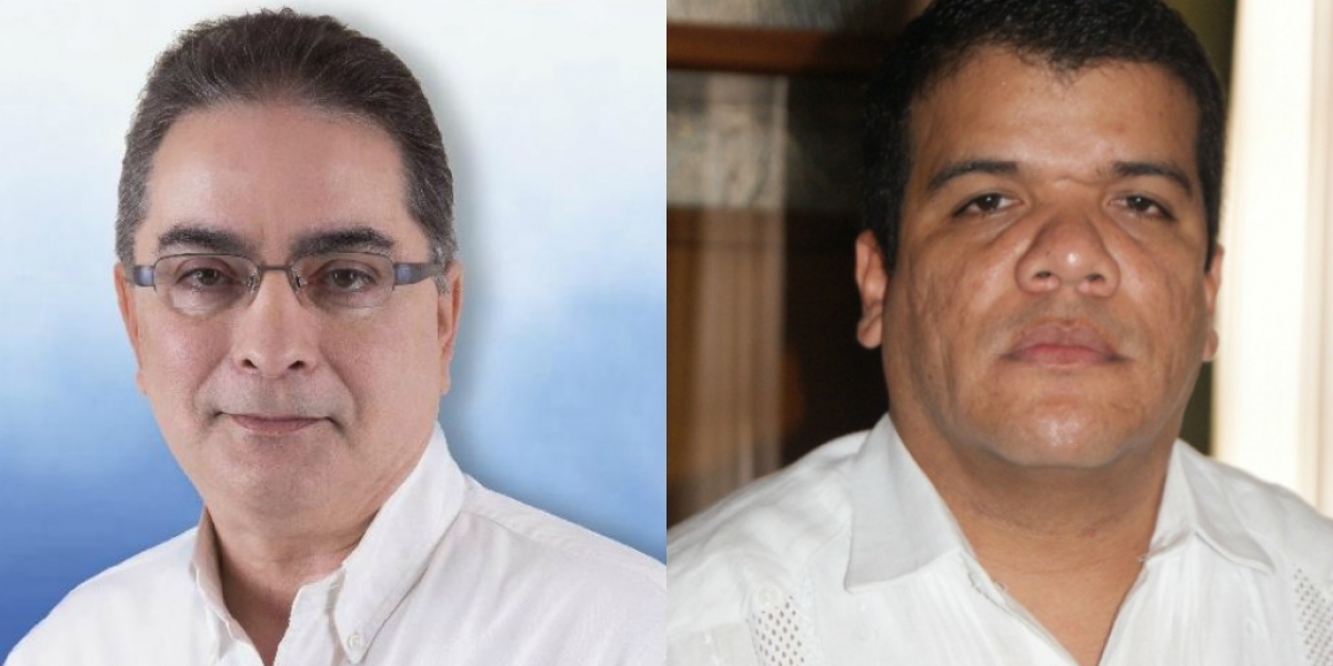 Hernando Guido Ponce y Anselmo Marín, diputados que se veían directamente afectados por la medida judicial.