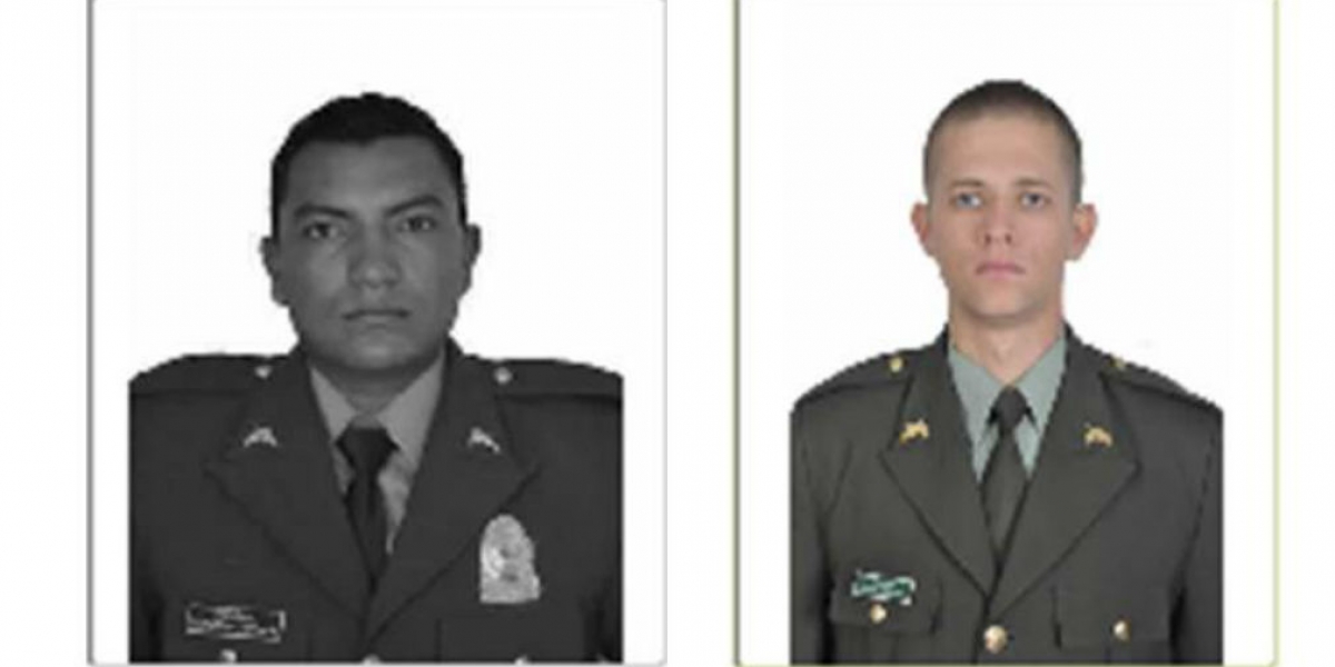 El patrullero Fabio Estrada falleció, mientras que José Trillos quedó herido.