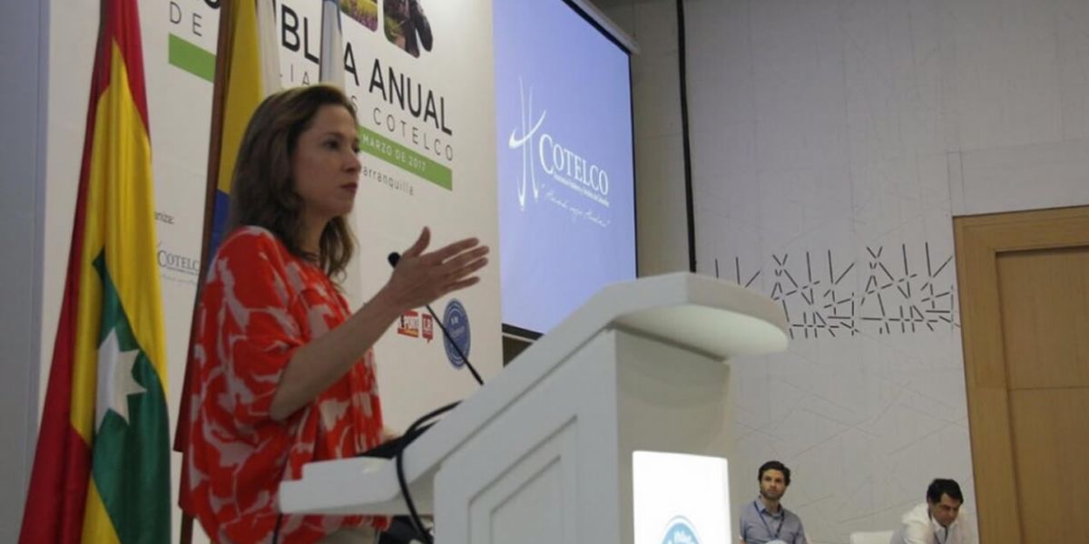 Ministra de Comercio, Industria y Turismo, María Claudia Lacouture