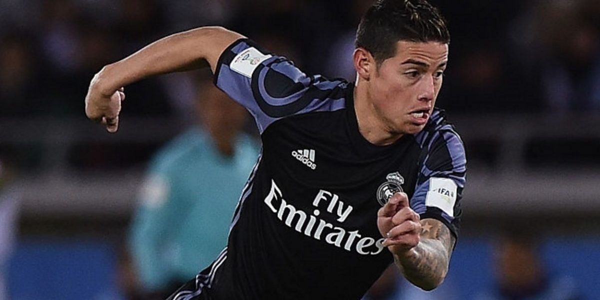 James Rodriguez, jugador del Real Madrid.