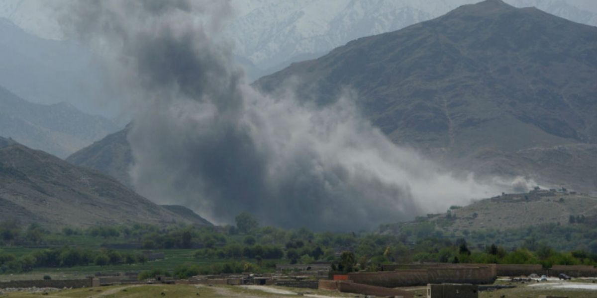 Las primeras imágenes del bombardeo.