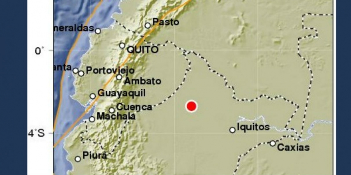 El sismo fue sentido en al menos tres países.