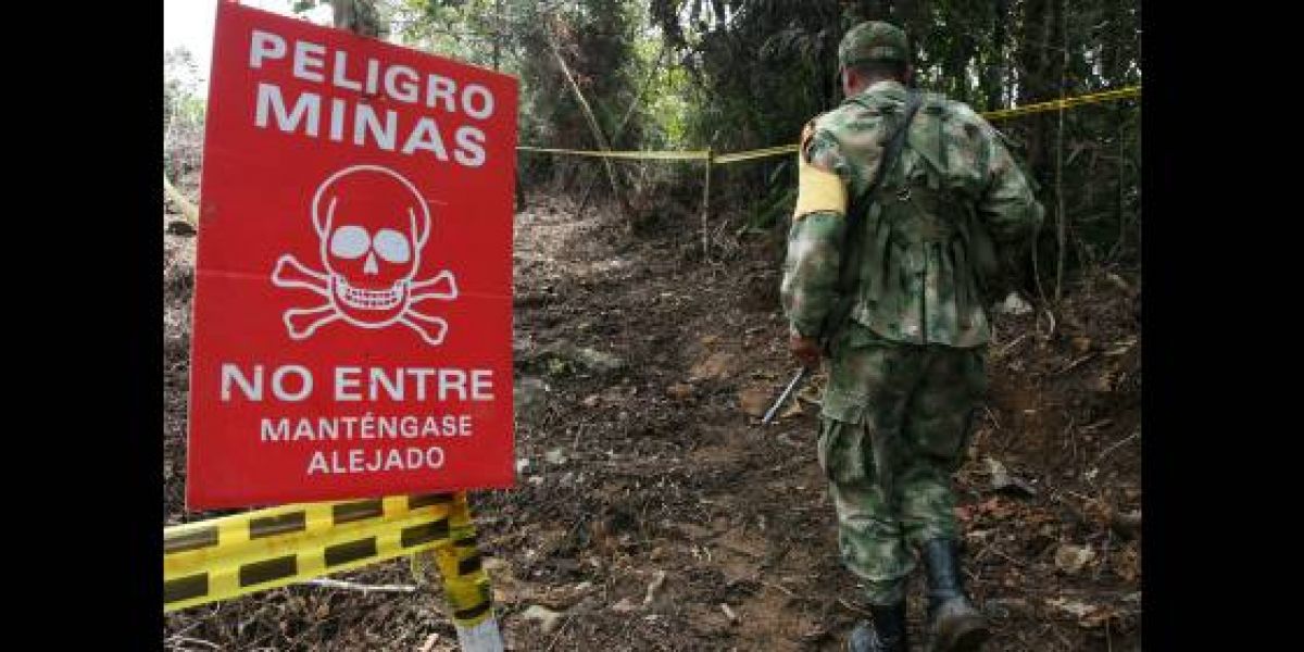 50 % de víctimas de minas antipersona se concentra en 25 municipios de Colombia.