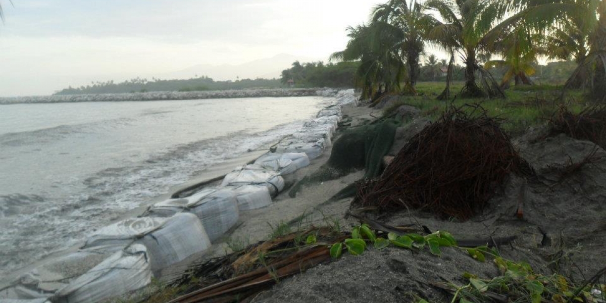 El KM 19 no es el único punto donde amenaza la erosión costera. En Ciénaga también es preocupante.