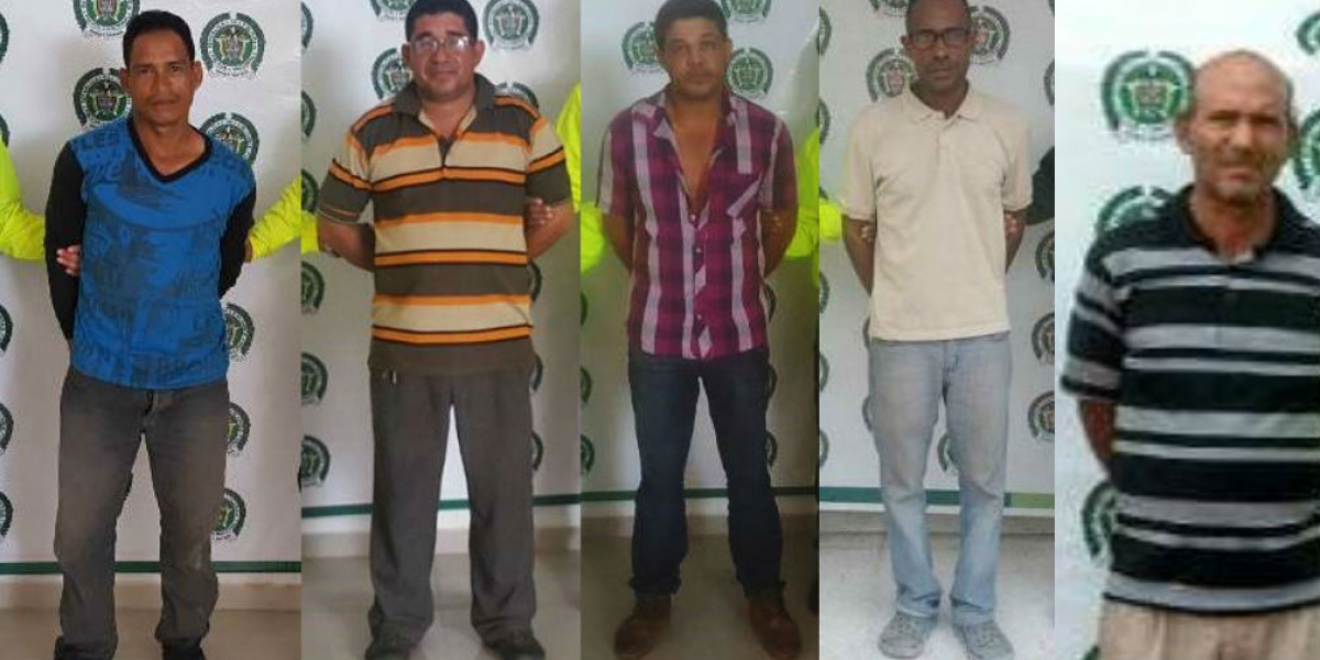 Los detenidos fueron capturados en diferentes municipios del Magdalena.