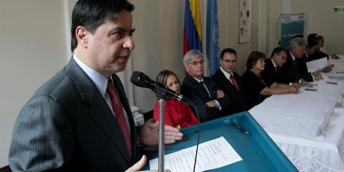 El ministro colombiano del Interior, Juan Fernando Cristo