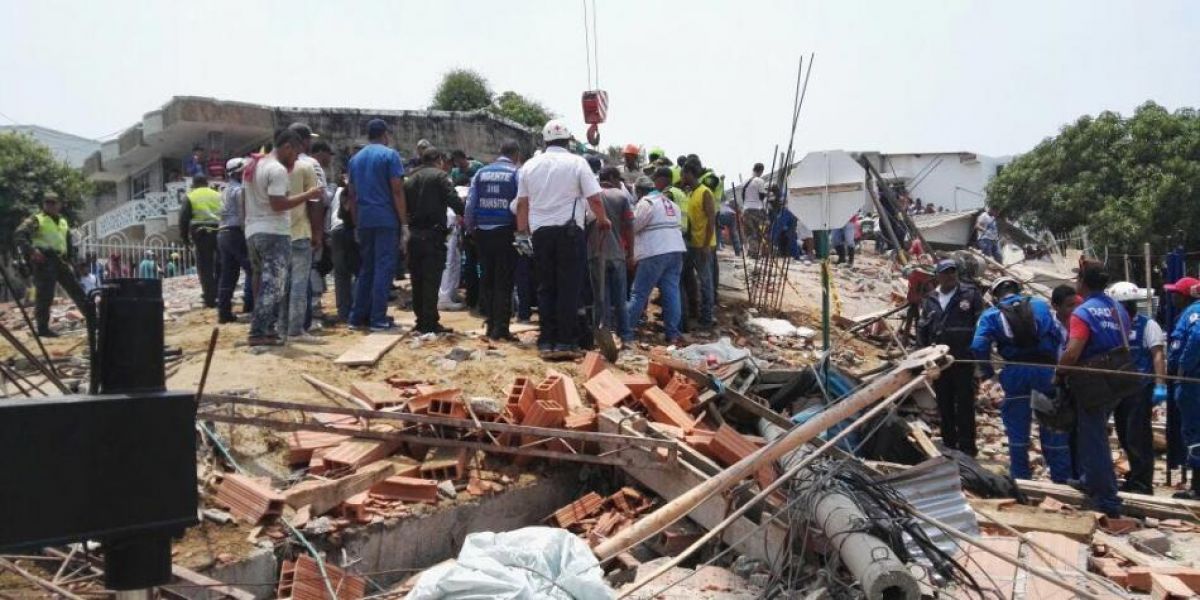 21 personas murieron en esta tragedia del edificio desplomado en Cartagena.