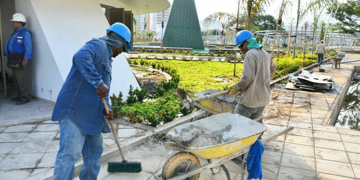 Construcción del parque del Agua debe culminar el 31 de mayo.