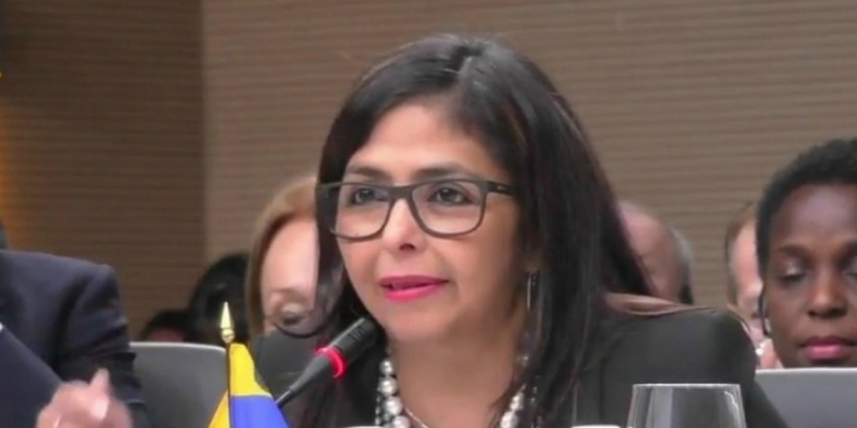 La canciller de Venezuela, Delcy Rodríguez.