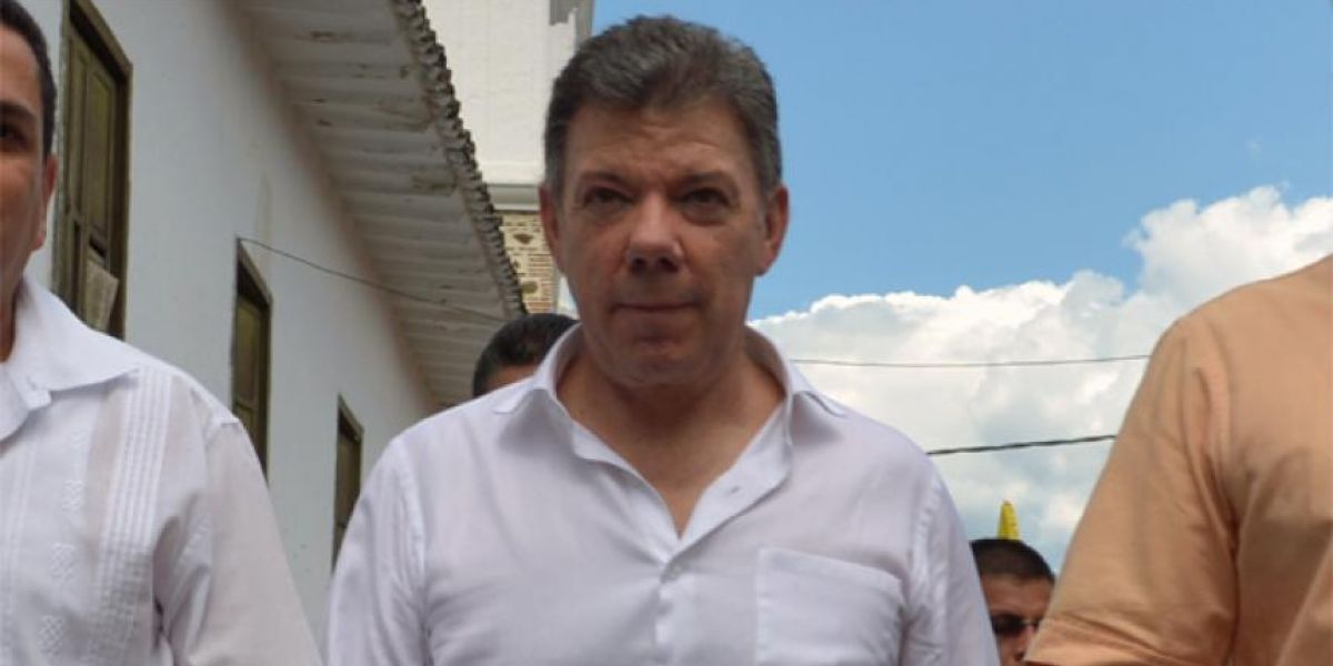 Juan Manuel Santos, presidente de la República.