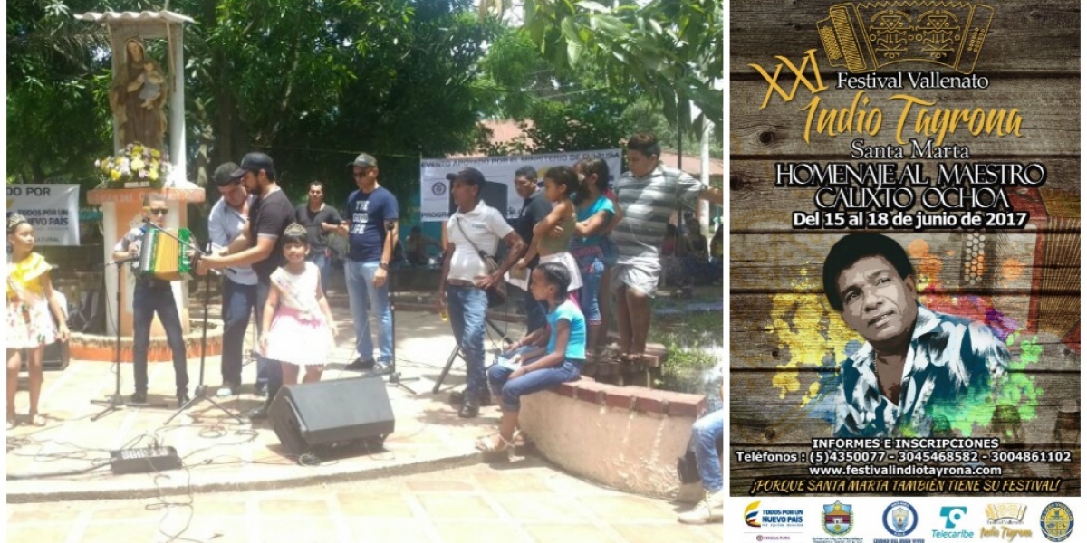 El festival vallenato fue promocionado recientemente en la Zona Bananera.