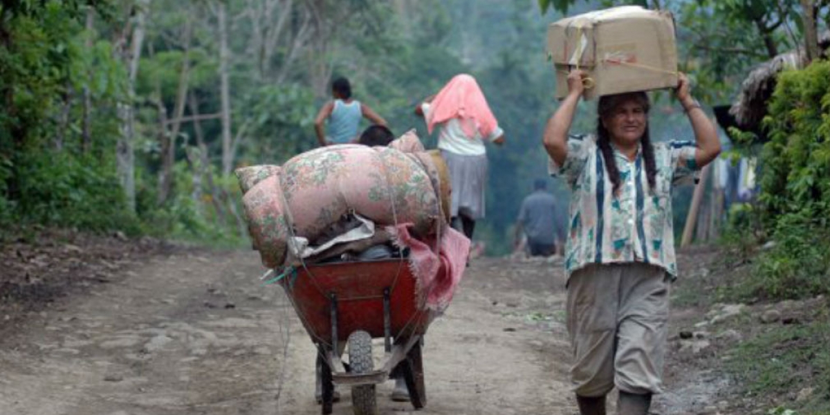 El número de desplazados en Colombia es mayor al de países como Siria, Sudán, Irak y República Democrática del Congo.