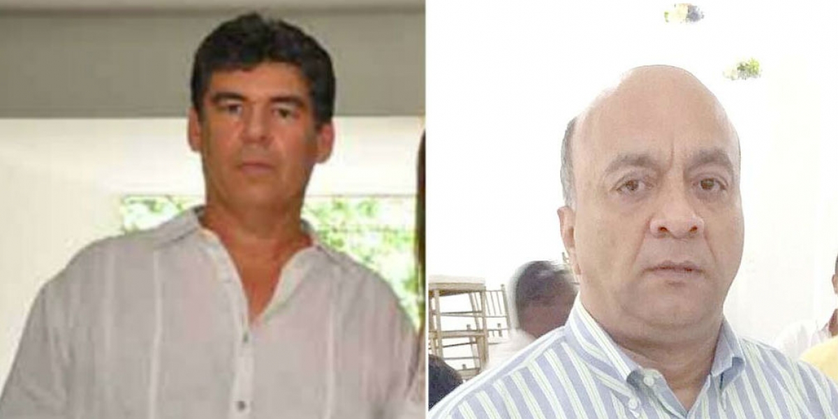 Álvaro Cotes Vives (Izq) y Hernando Escobar (Der).
